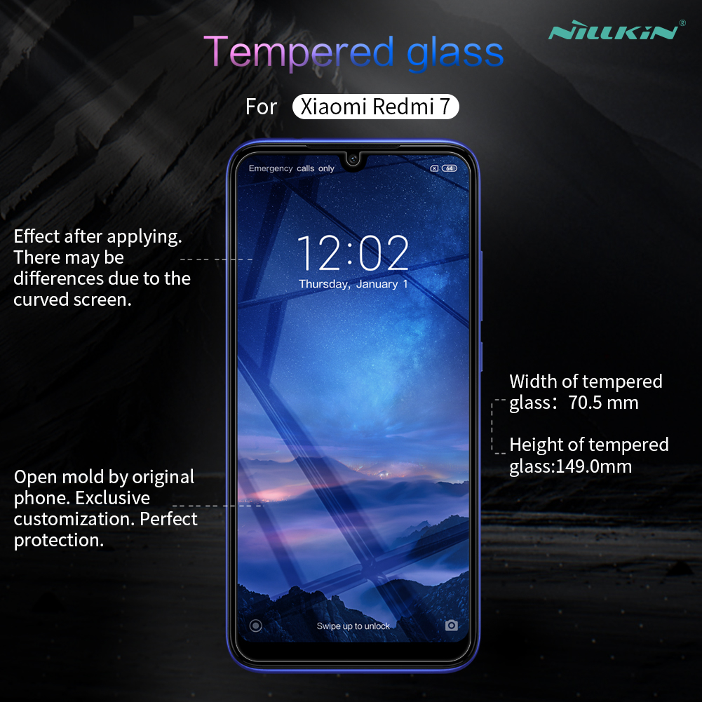 NILLKIN-H-Anti-Explosion-Tempered-Glass-Screen-Protector-For-Xiaomi-Redmi-7--Redmi-Y3-Non-original-1451897-12